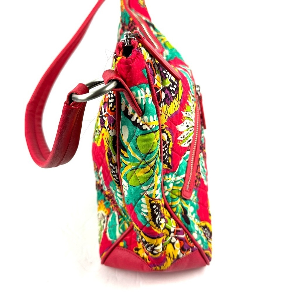 Vera Bradley Vivian Hobo Bag Rumba Floral Handbag Brand New NO Long Strap - Picture 3 of 13